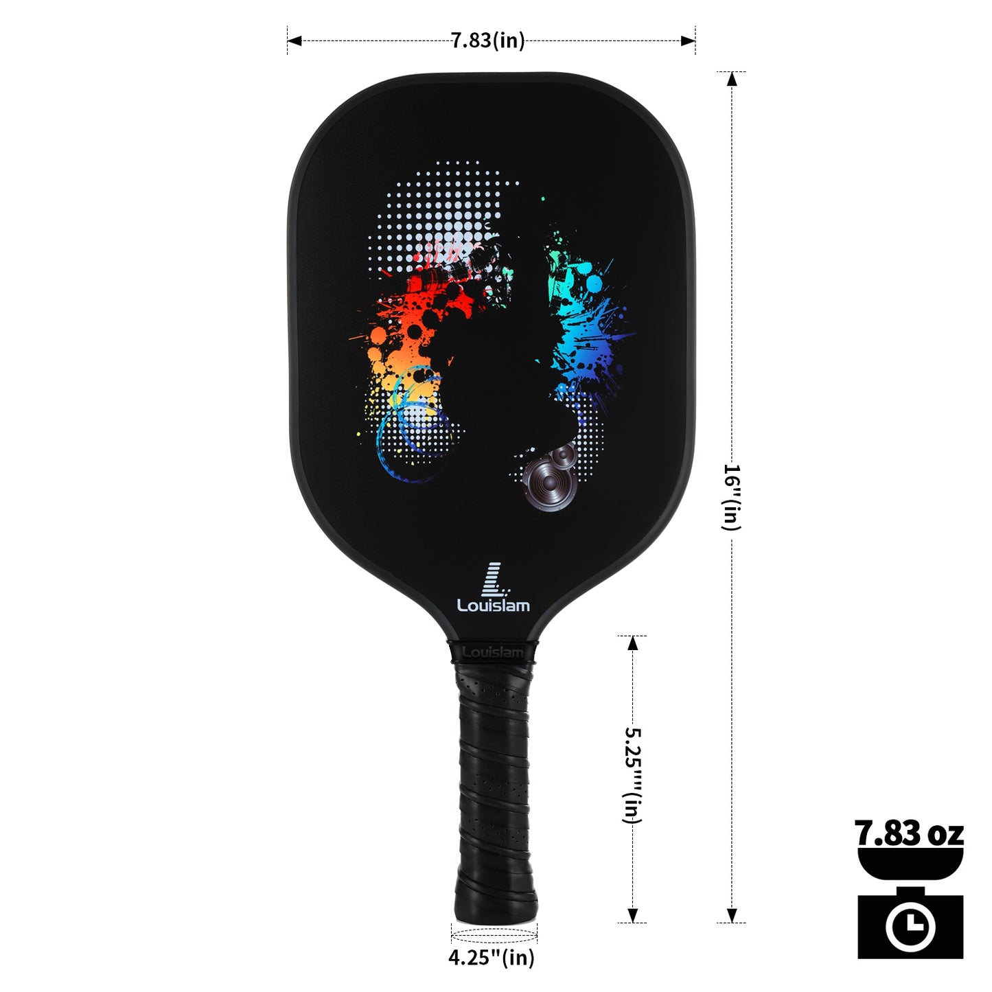 Louisslam Carbon Pro Pickleball Paddle - USAPA Approved