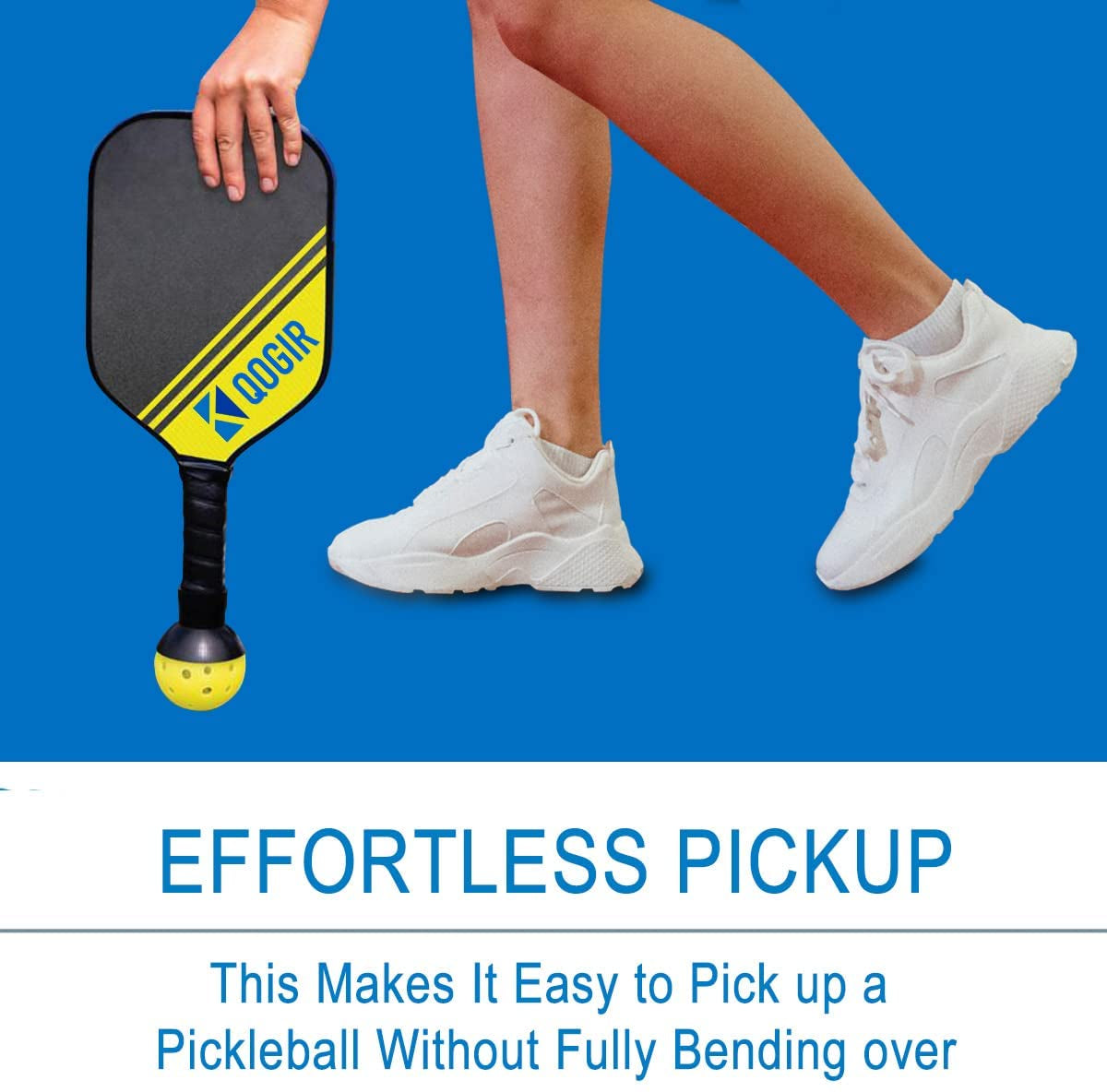 Pickleball Ball Retriever: Easy Pickleball Ball Accessory to Pick up Pickleball Balls without Bending Over