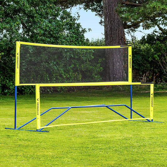 Vermont Procourt Combi Net | Net for Tennis, Badminton, Pickleball & Soccer-Tennis | Portable Badminton Set | Mini Tennis & Badminton Sets for Backyards